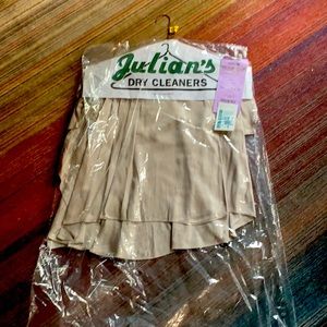 Slouchy Silk Top with Ruffled Shoulder Detail